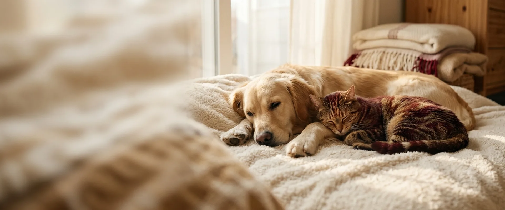 Perro y gato juntos